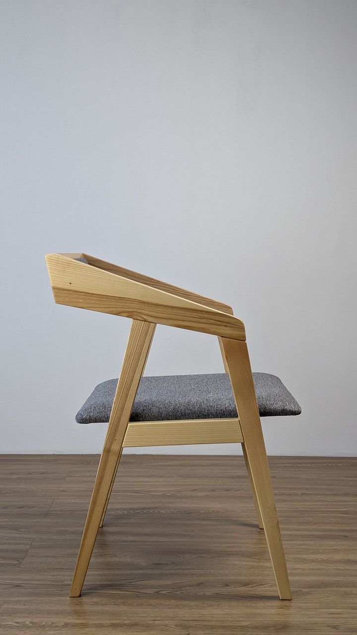 Wooden Chair with Soft Seat