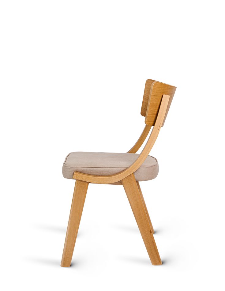 Beige Wooden Chair