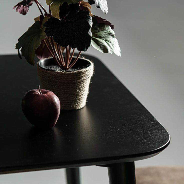 Black Wooden Table