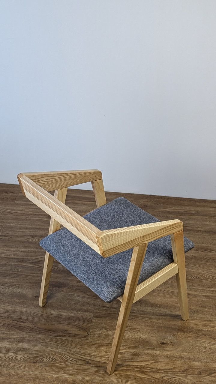 Wooden Chair with Soft Seat