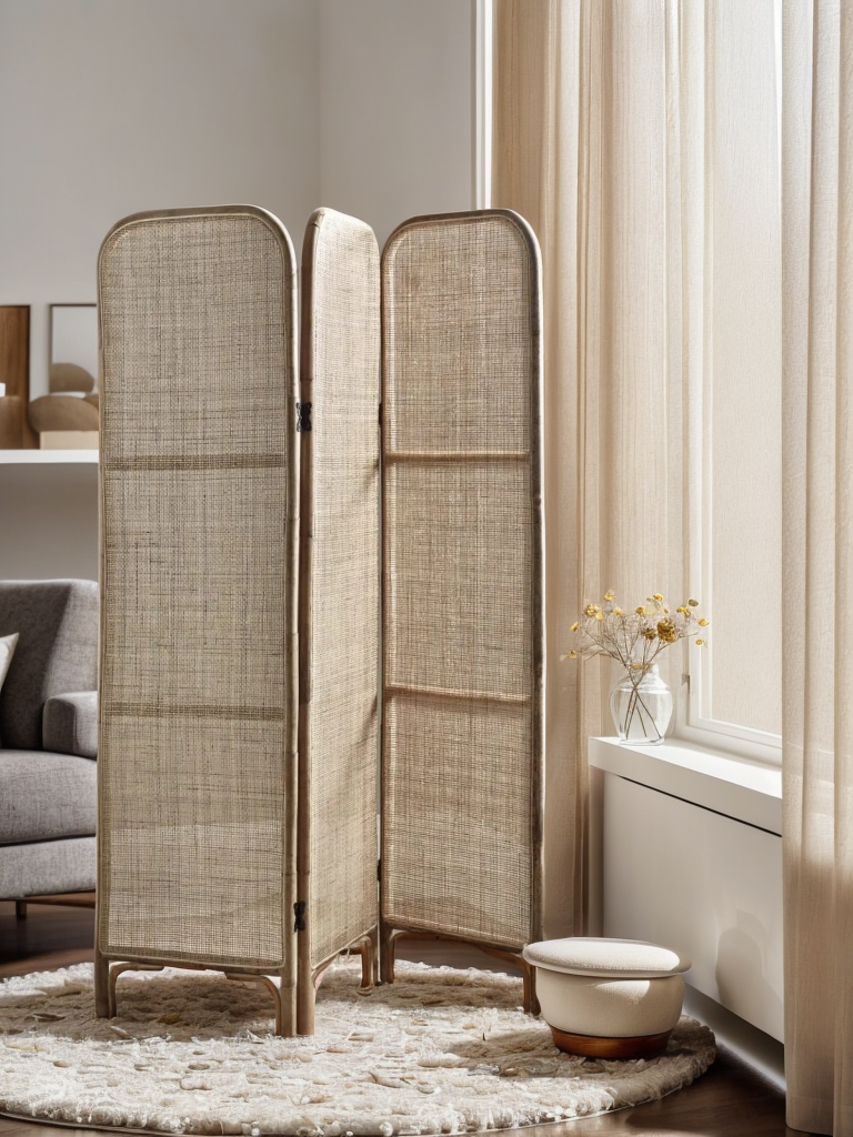 Rattan Partition