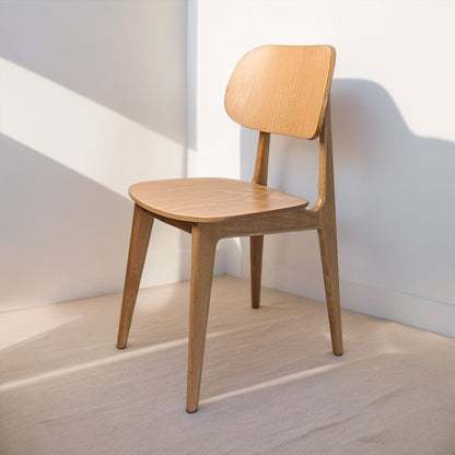 Beige Wooden Chair