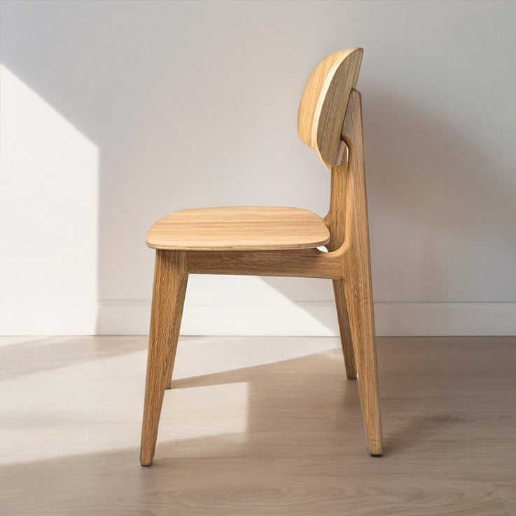 Beige Wooden Chair