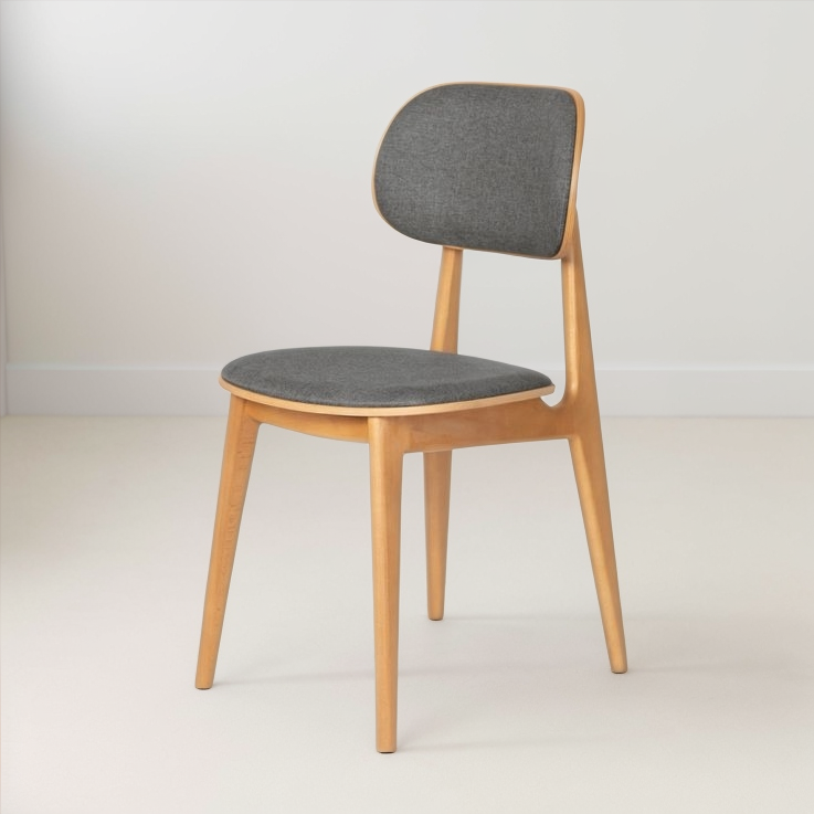 Beige Wooden Chair