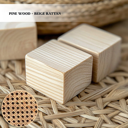 Oak + Pine and Rattan Samples